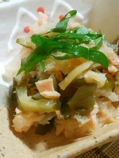 しば漬けとツナのみぞれ酢あえ♪-レシピのメイン写真