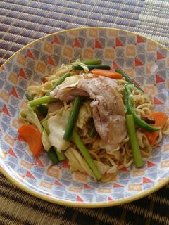 ニンニクの芽入り塩焼きそば-レシピのメイン写真