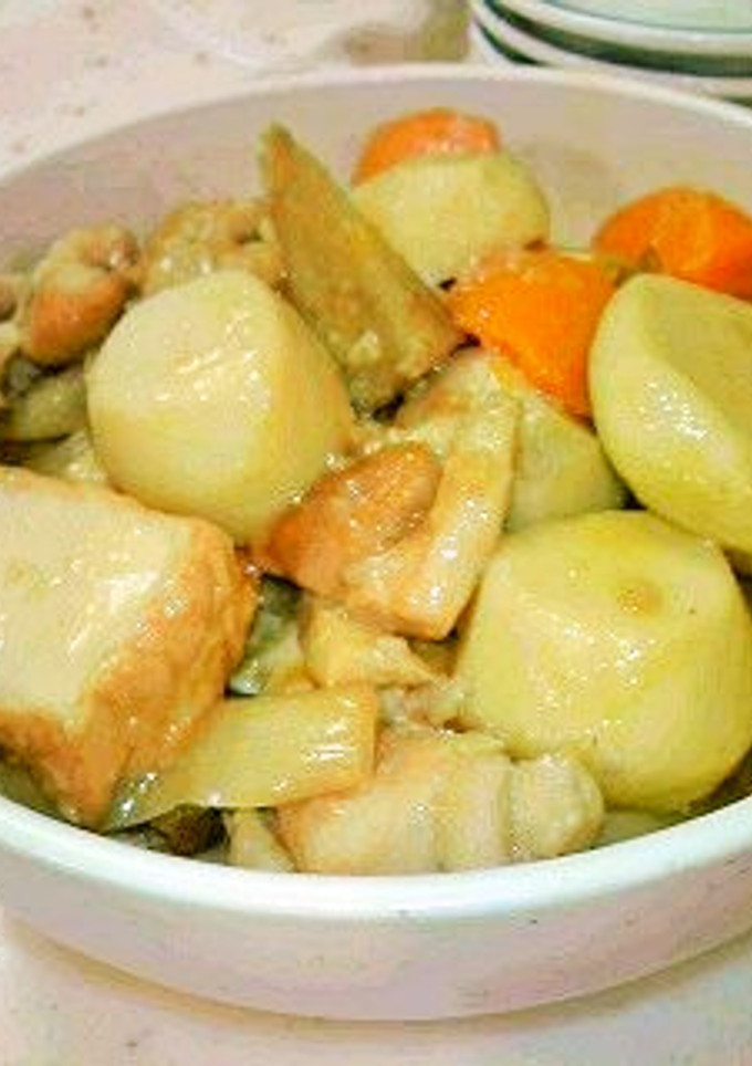 コンソメと塩麹で◇根菜と厚揚げの煮物-レシピのメイン写真