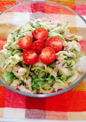 野菜たっぷりバンバンジーサラダ☆-レシピのメイン写真