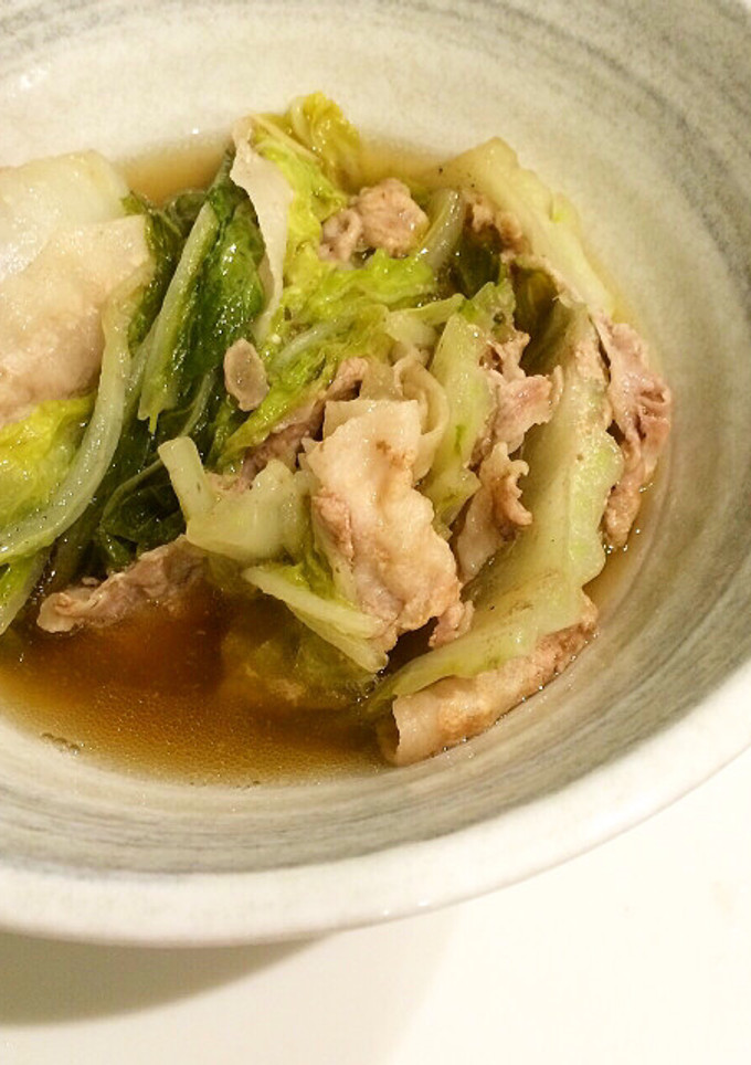 旬の白菜と豚肉のとろとろ柔らかうま煮-レシピのメイン写真
