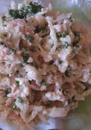 切り干し大根&ツナ&豆腐&パセリのサラダ-レシピのメイン写真