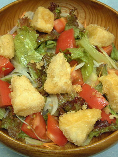 チーズの天ぷら入りサラダ♪-レシピのメイン写真