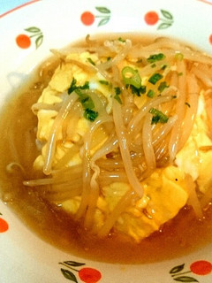 簡単!節約!パパッと!もやし餡の天津飯-レシピのメイン写真