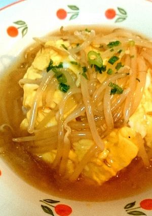 簡単!節約!パパッと!もやし餡の天津飯-レシピのメイン写真