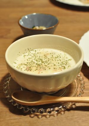 野菜たっぷりあさり入りミルクスープ-レシピのメイン写真