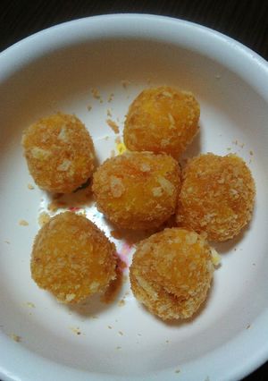 離乳食後期～☆チーズ入りかぼちゃコロッケ-レシピのメイン写真