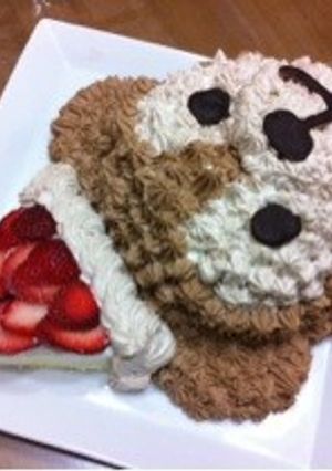 ダッフィーちゃん☆キャラケーキ-レシピのメイン写真