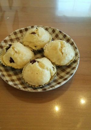 甘さ控えめ♪レーズン蒸しパン-レシピのメイン写真