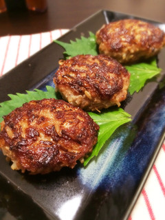 【話題入り】挽き肉ともやしの焼きつくね-レシピのメイン写真