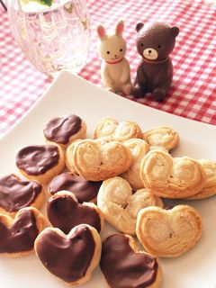 パイシートで簡単*ミニハートチョコパイ-レシピのメイン写真