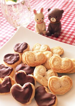 パイシートで簡単＊ミニハートチョコパイ-レシピのメイン写真