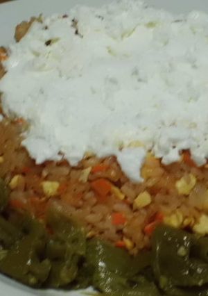 紅葉の山の白雪ご飯-レシピのメイン写真