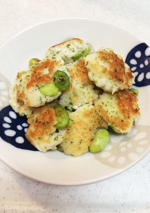 枝豆とはんぺんの一口焼き-レシピのメイン写真