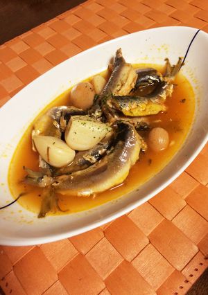 鰯の白ワインにんにく煮 おつまみにも最高-レシピのメイン写真