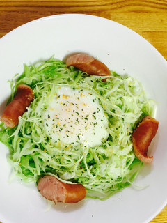 レンジで2分 簡単朝食 巣ごもり卵-レシピのメイン写真