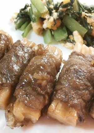 角麩のチーズ肉巻き♡照り焼き味-レシピのメイン写真
