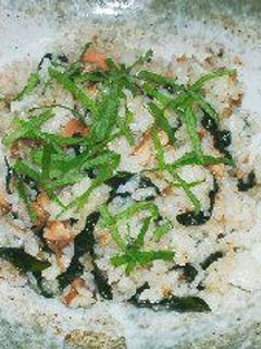 和風焼き飯?! 鮭チャーハン-レシピのメイン写真