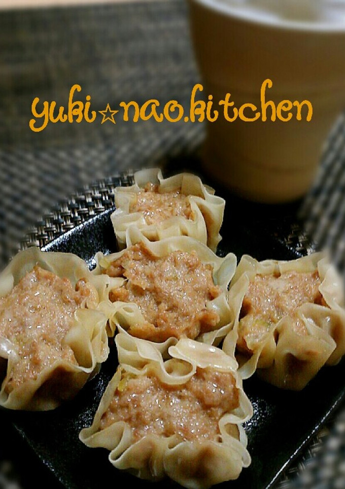 ☆お肉たっぷり激旨！餃子の皮で大粒焼売☆-レシピのメイン写真