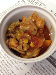 チキンのトマト煮込み-レシピのメイン写真