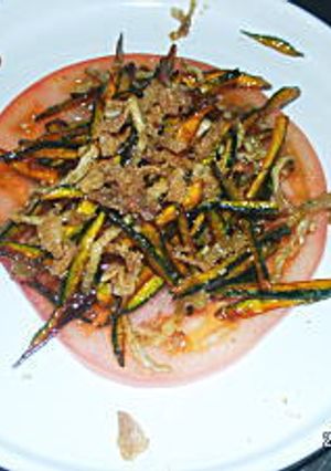 鶏皮とカボチャの皮のパリパリ揚げ風味ダレ-レシピのメイン写真