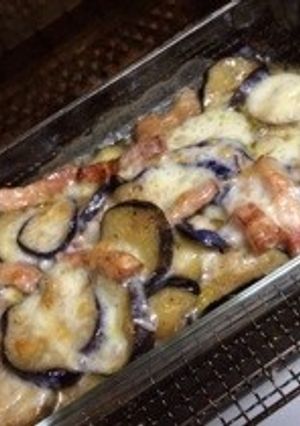 ナスとベーコンのクリーミーチーズ焼き☆-レシピのメイン写真