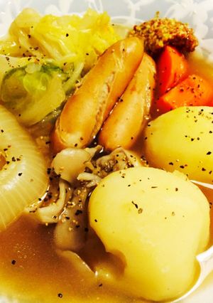 生姜でぽかぽか白菜の脂肪燃焼ポトフ♡-レシピのメイン写真