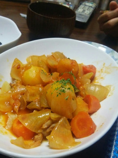 鶏肉と根菜のケチャップ煮-レシピのメイン写真