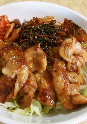 おうちで炭火風十勝豚丼！焼き方解説付き-レシピのメイン写真