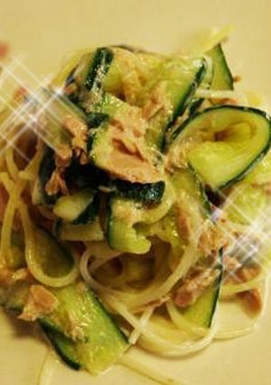 きゅうり＆ツナの冷製パスタ-レシピのメイン写真