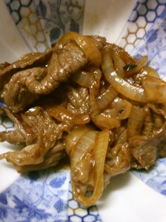 早い! 牛肉 玉ねぎの 焼肉風 甘辛炒め-レシピのメイン写真