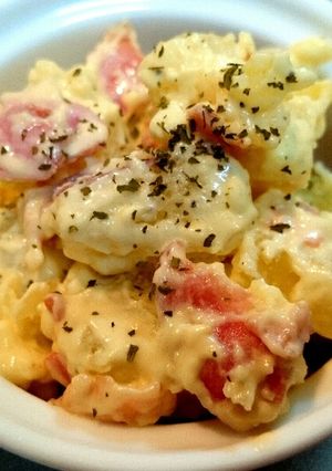話題入＊さつまいもとベーコンのマヨサラダ-レシピのメイン写真
