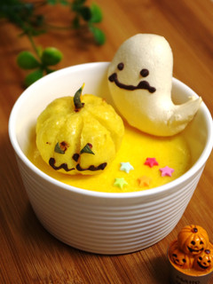 ハロウィン☺メレンゲおばけ♪-レシピのメイン写真