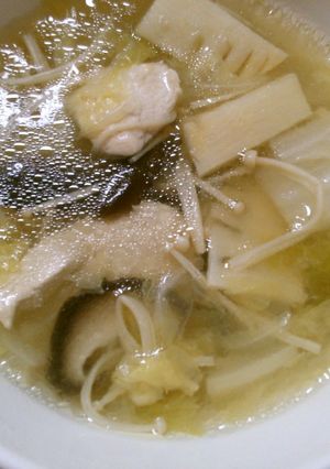 鶏肉 白菜の サムゲタン風 スープ♪-レシピのメイン写真