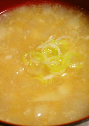 とろみが優し～い♪かぶと山芋の味噌汁-レシピのメイン写真