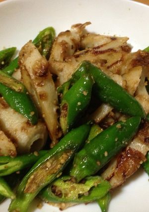 ちくわとししとうの炒め物-レシピのメイン写真
