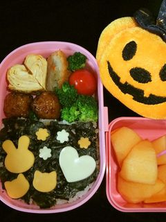 保育園児のお弁当⑥のり弁-レシピのメイン写真