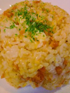 鮭フレーク入りチャーハン-レシピのメイン写真