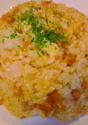 鮭フレーク入りチャーハン-レシピのメイン写真