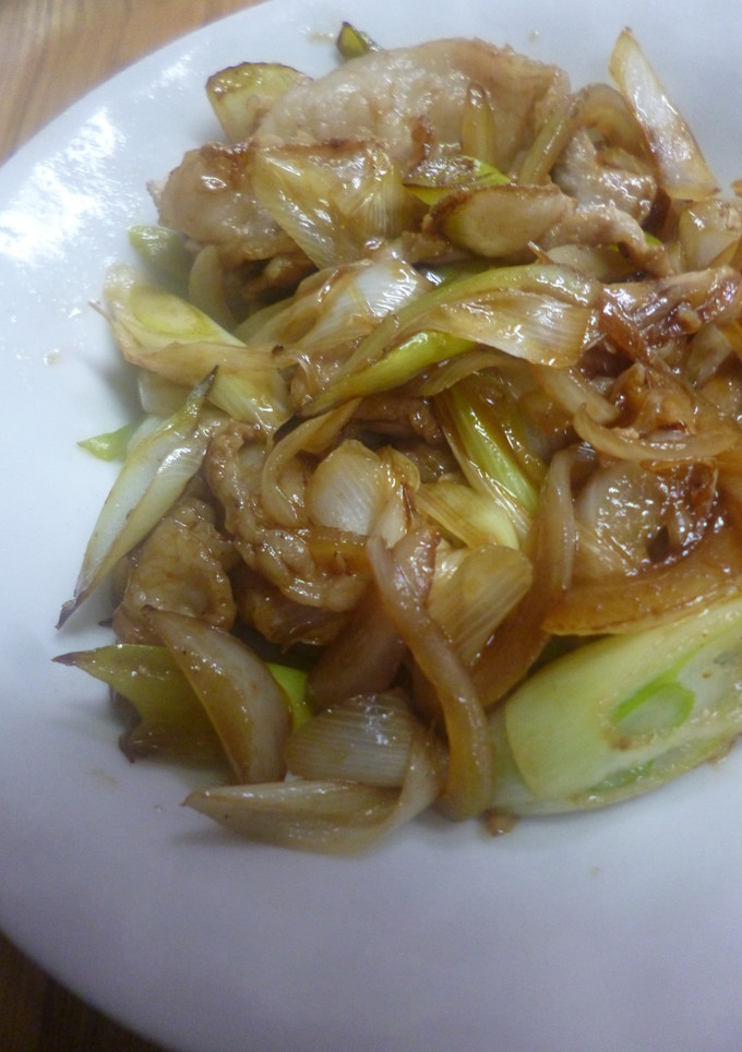 豚肉とダブルねぎの焼き肉のたれ炒め-レシピのメイン写真