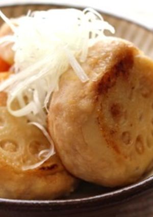 れんこんの満足挟み焼き-レシピのメイン写真
