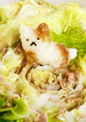 にゃんこおろし♪大根おろしアート-レシピのメイン写真