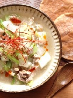 ボリューム満点餃子スープ-レシピのメイン写真