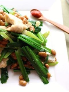 鶏肉と納豆の炒め物-レシピのメイン写真