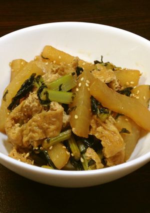 大根たっぷり！油揚げのキンピラ♪-レシピのメイン写真