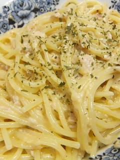 フライパンひとつでツナマヨエッグパスタ-レシピのメイン写真