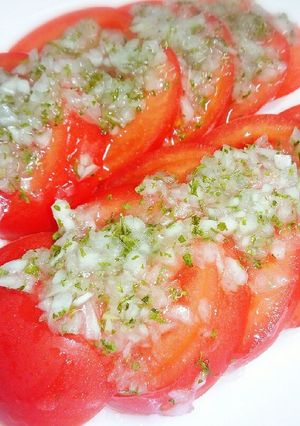 フレンチドレッシングで♥トマトのサラダ-レシピのメイン写真