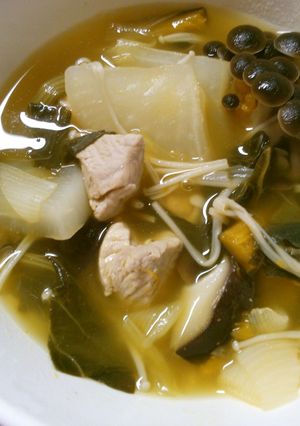 きのこと 野菜 豚肉の 中華煮込み-レシピのメイン写真