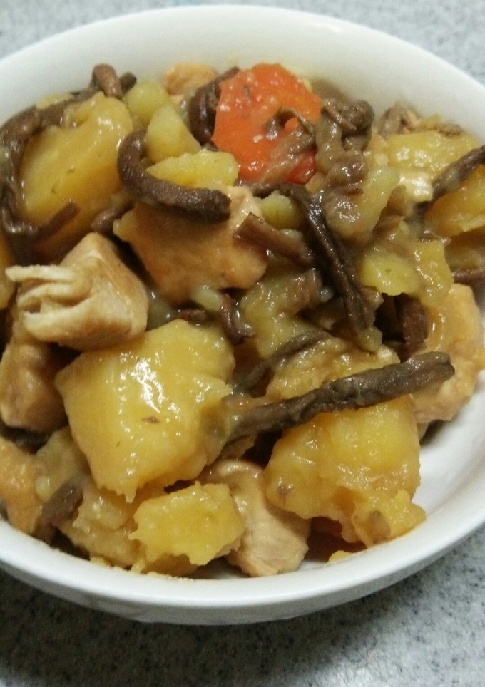 いもとぜんまいの煮物-レシピのメイン写真