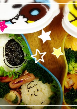 スヌーピーのキャラ弁-レシピのメイン写真